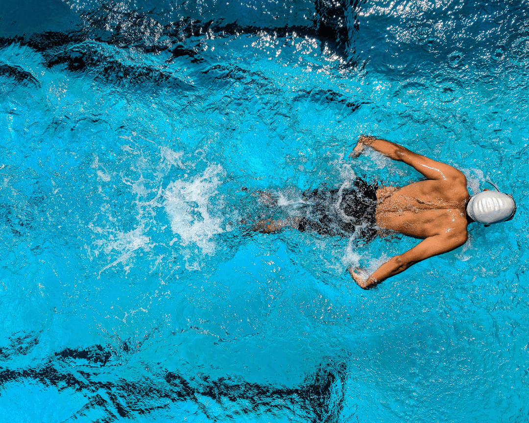 athlete swimming