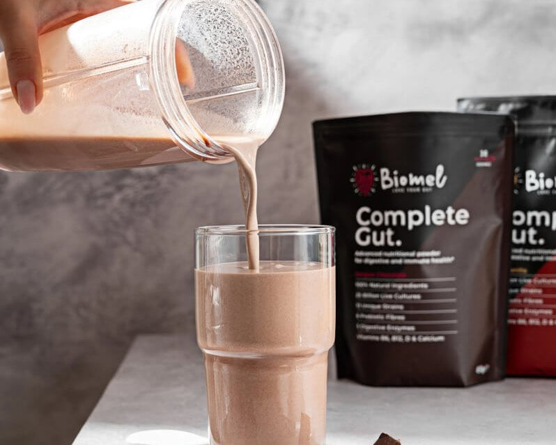 glass chocolate biomel