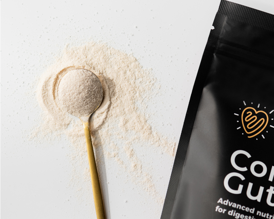 Serving of Biomel Complete Gut Pure Vanilla