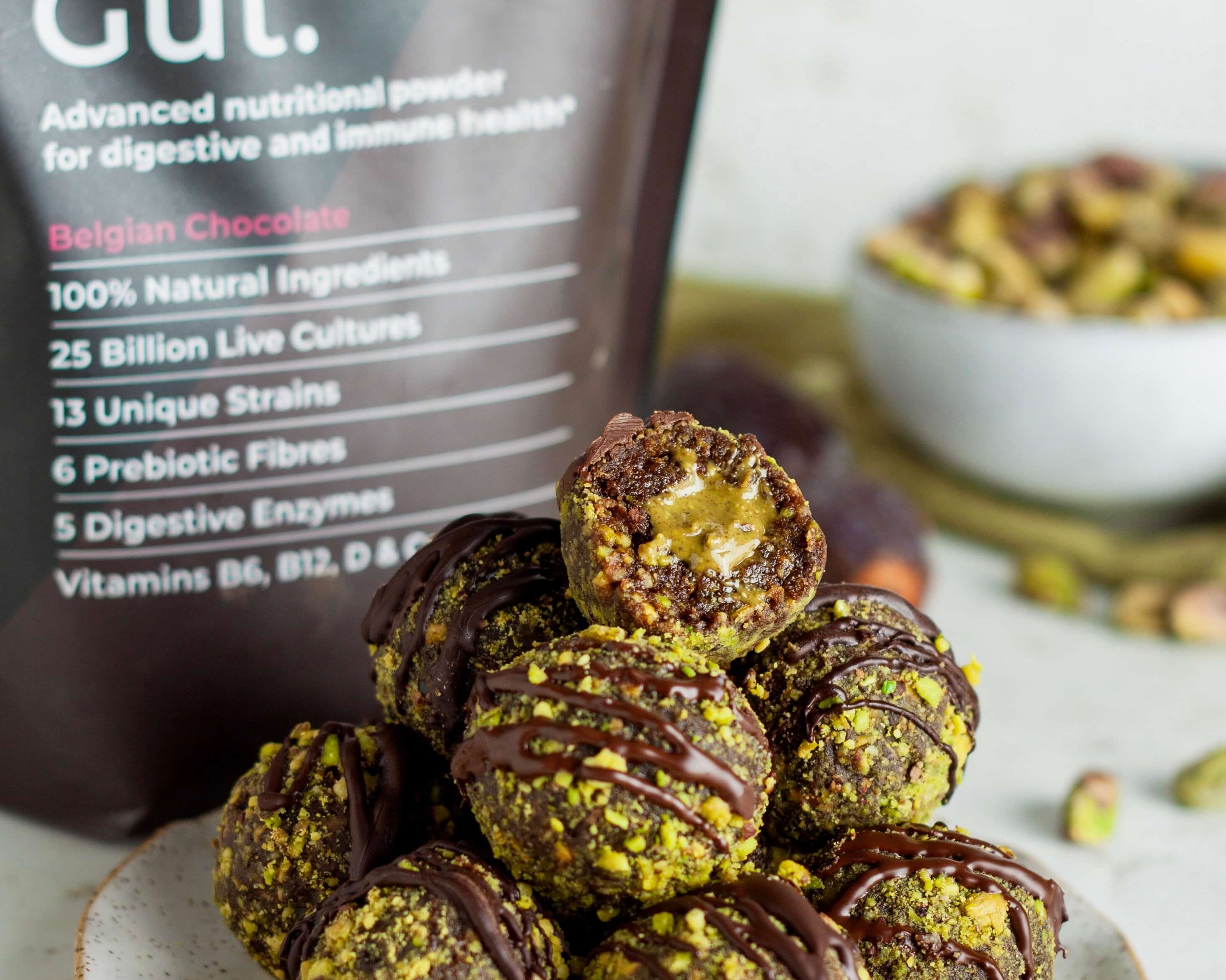 Pistachio bliss balls