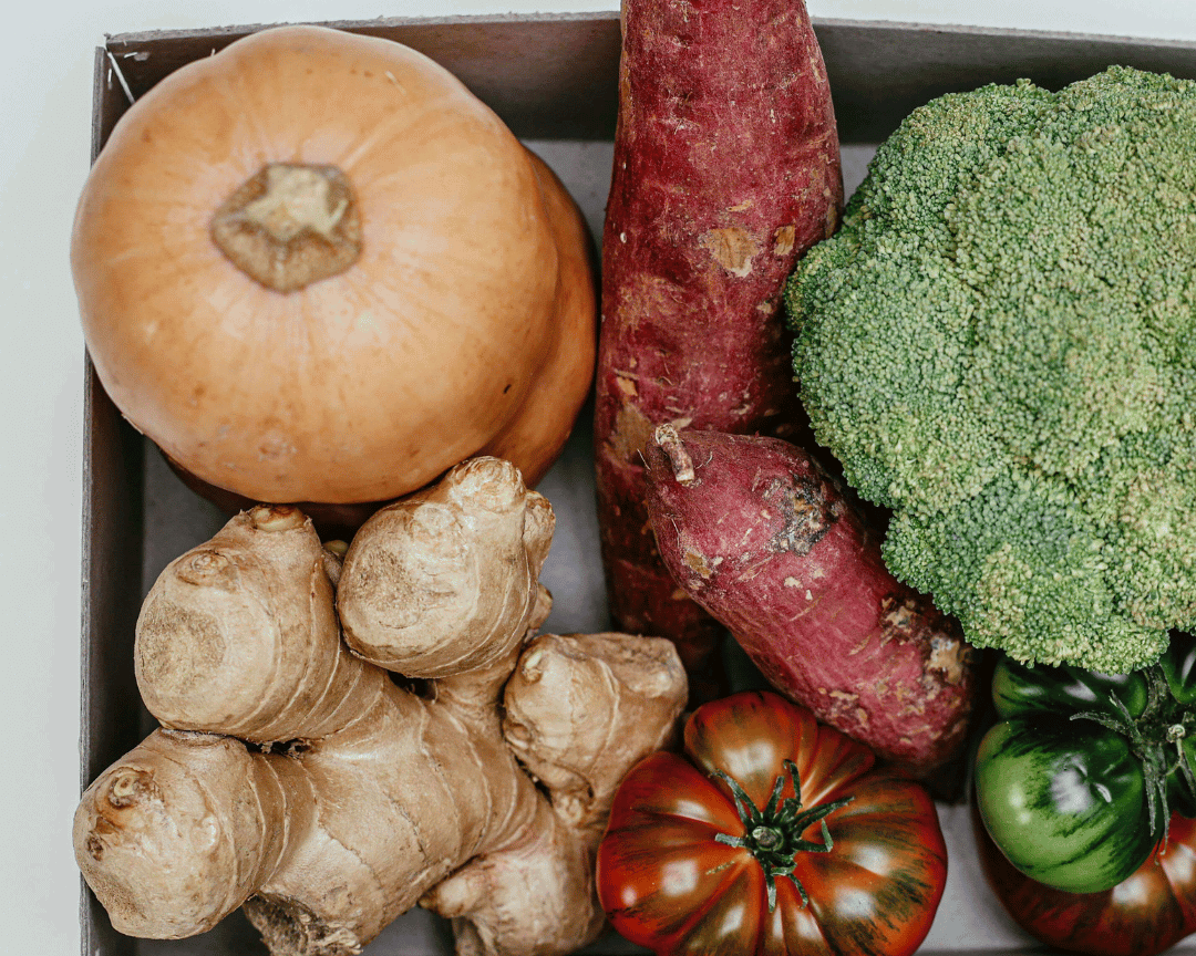 raw vegetables 
