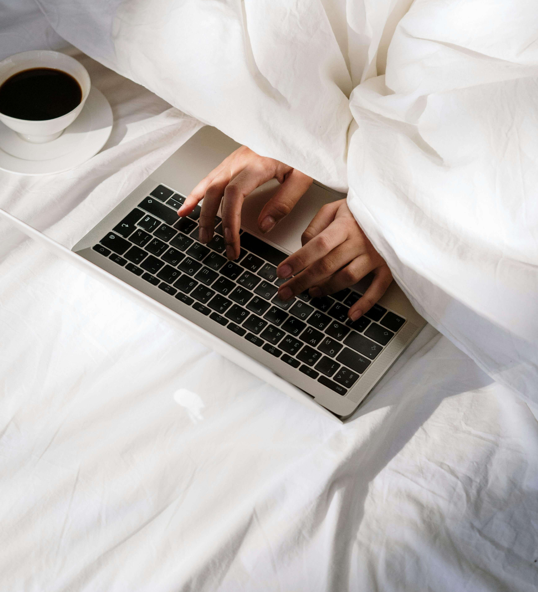 Hands typing on key board