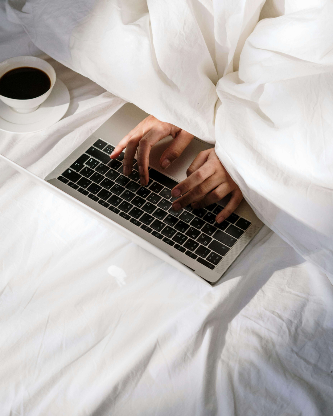 Hands typing on key board