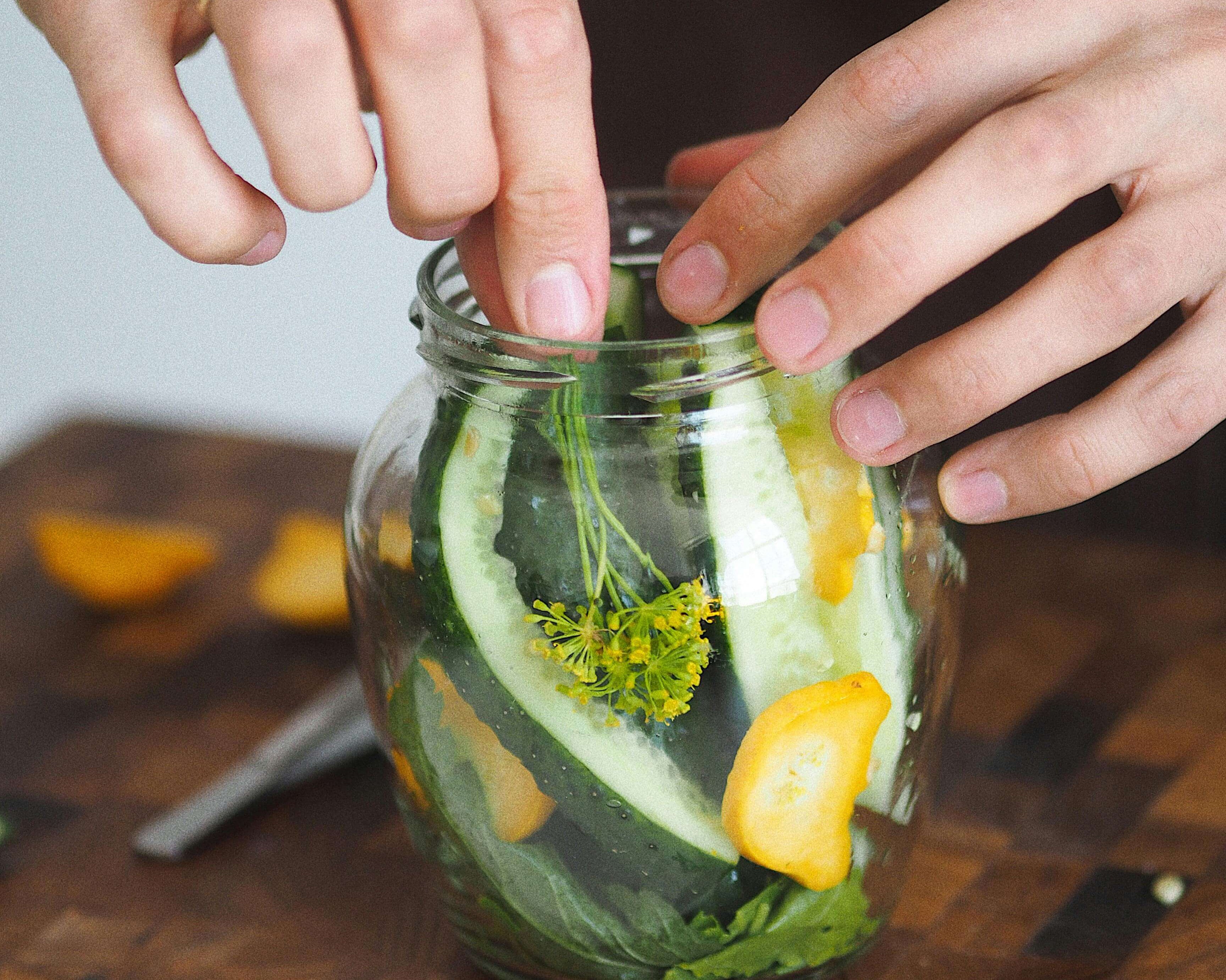 fermenting vegetables