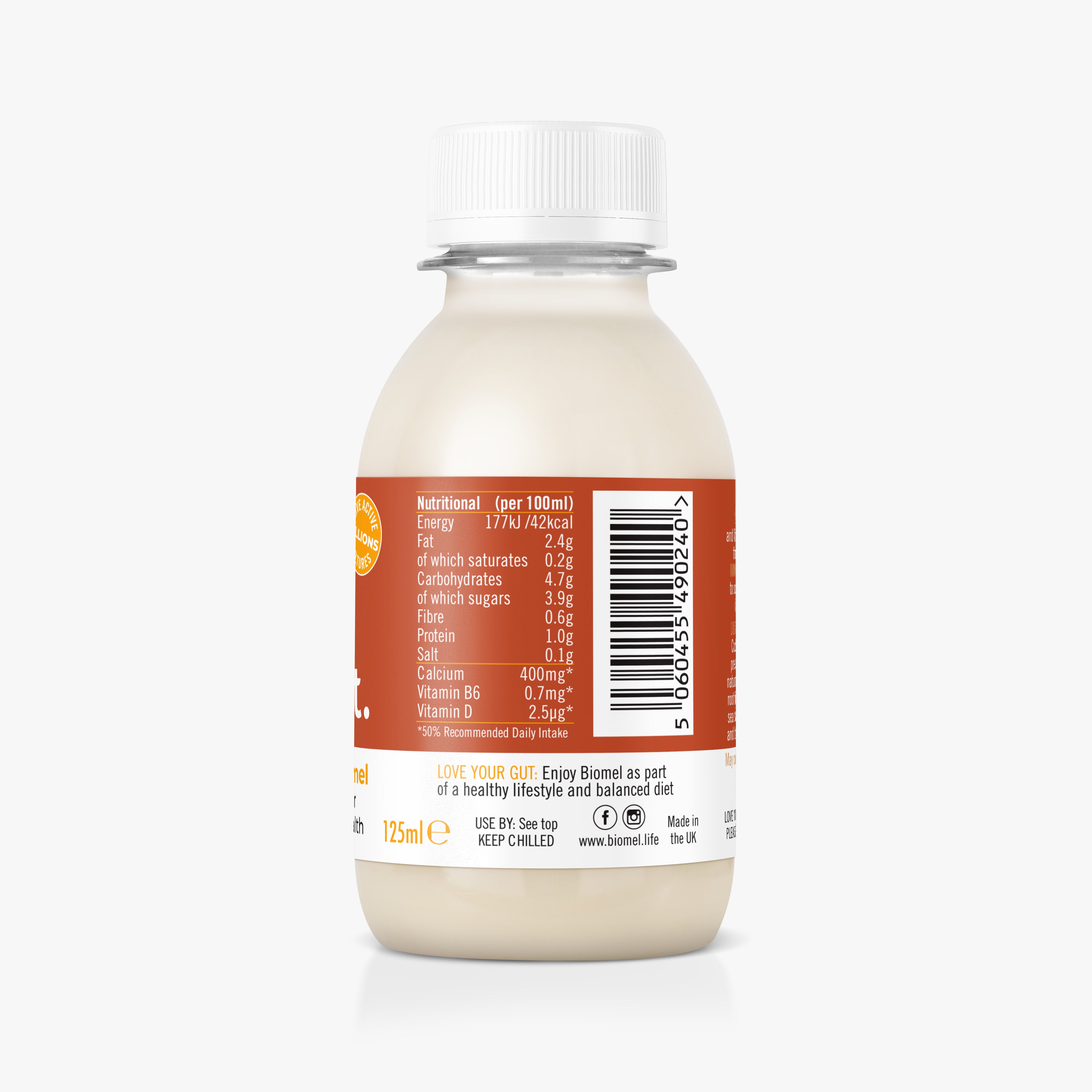 Almond Salted Caramel Dairy-Free Probiotic Shots (14 Shots x 125ml @ £1.50 Each)
