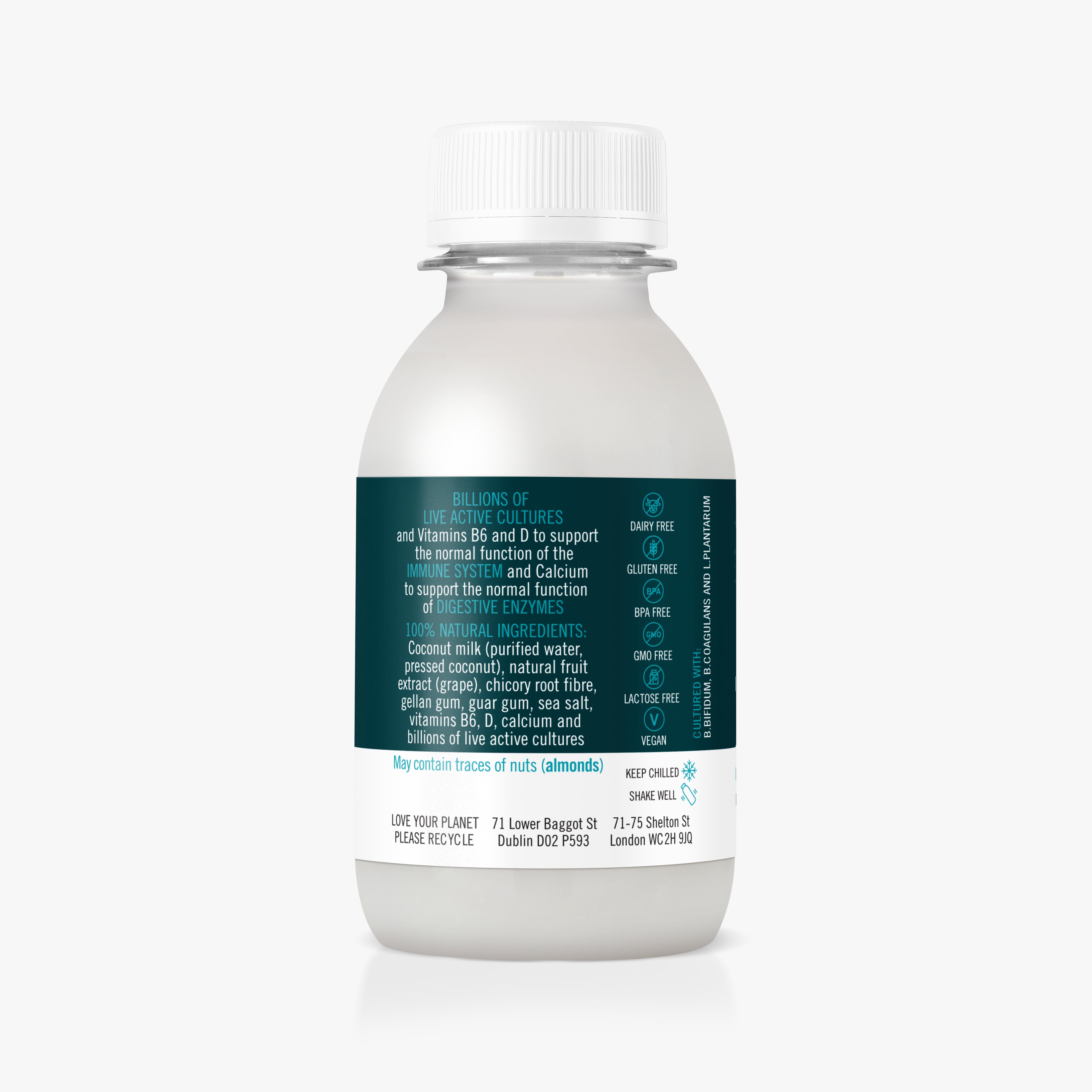 Natural Coconut Dairy-Free Probiotic Shots (14 Shots x 125ml @ £1.50 each)