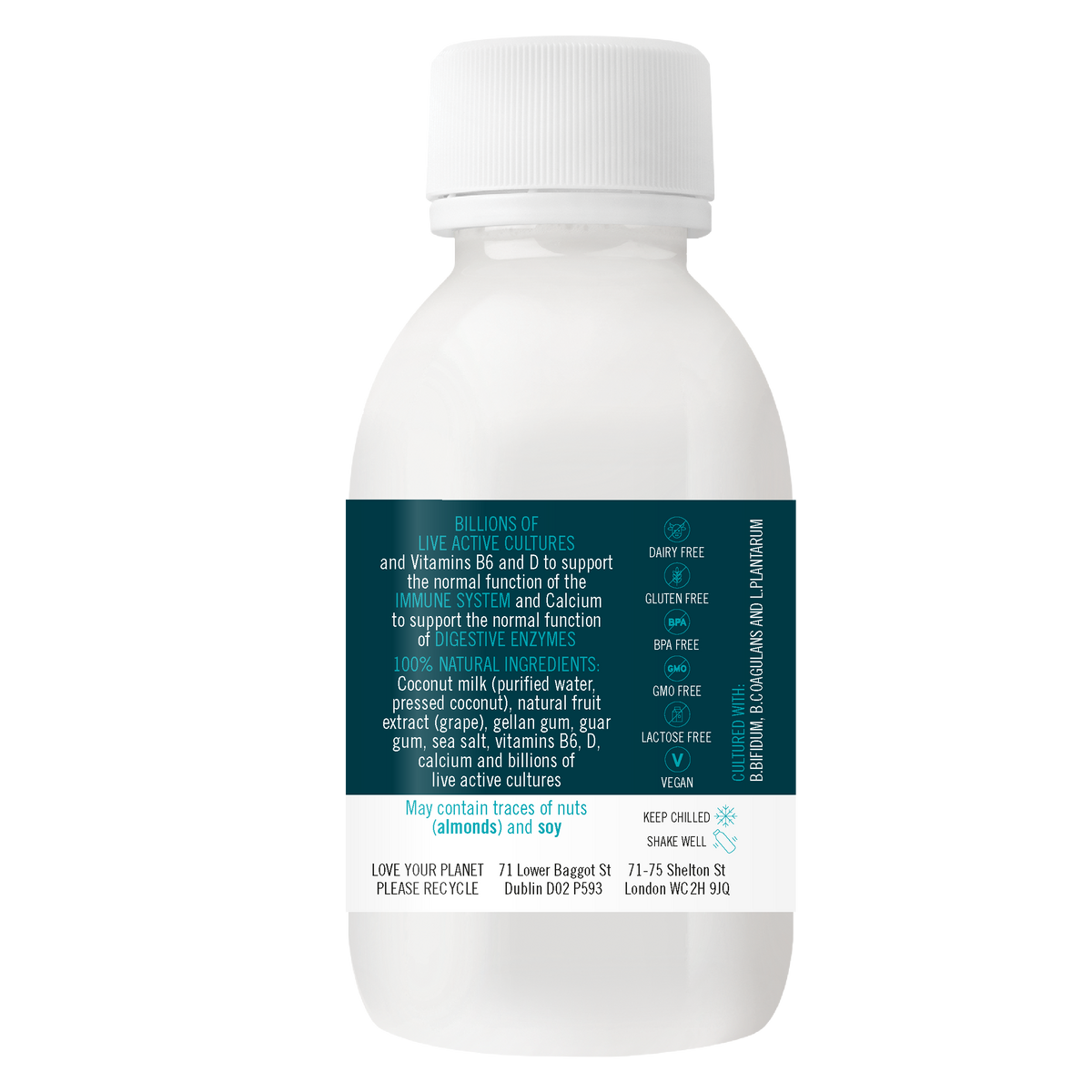 Biomel Dairy-Free Probiotic Shots Mixed Flavours (14 Shots x 125ml @ £1.50 each)