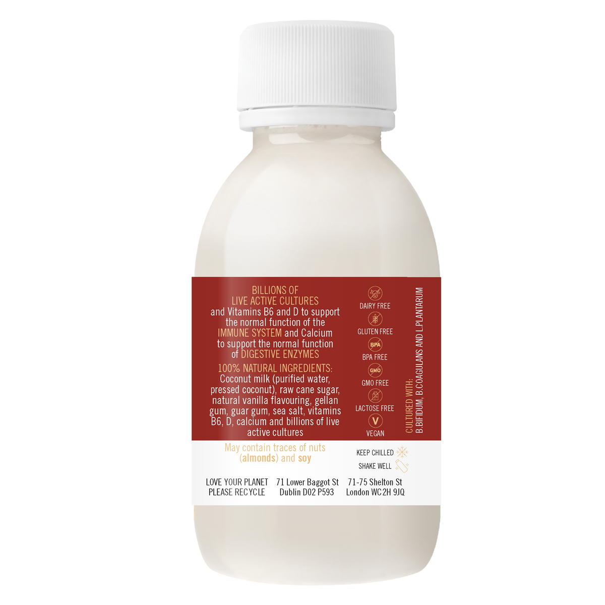 Biomel Dairy-Free Probiotic Shots Mixed Flavours (14 Shots x 125ml @ £1.50 each)