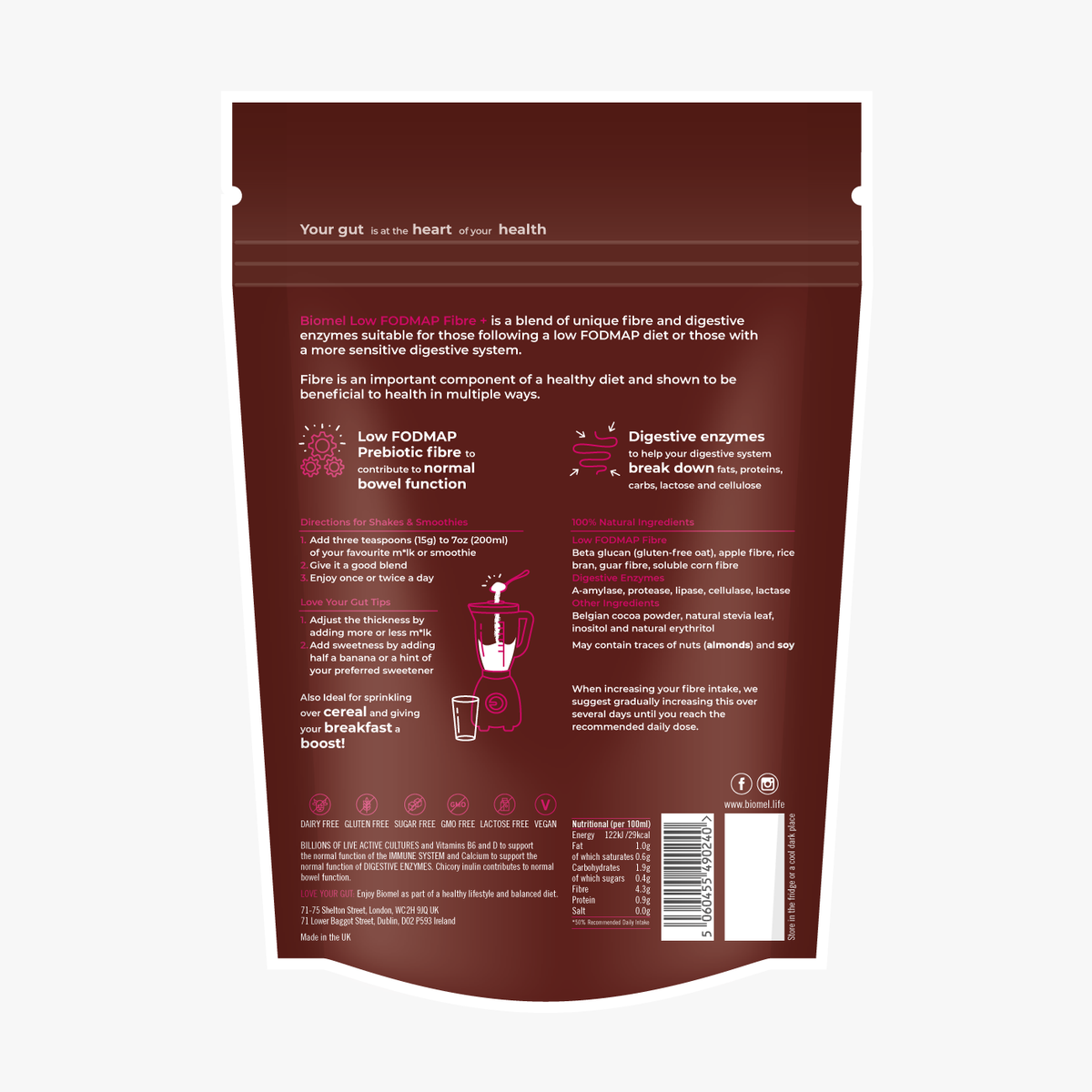 Biomel Prebiotic &amp; Low FODMAP Fibres