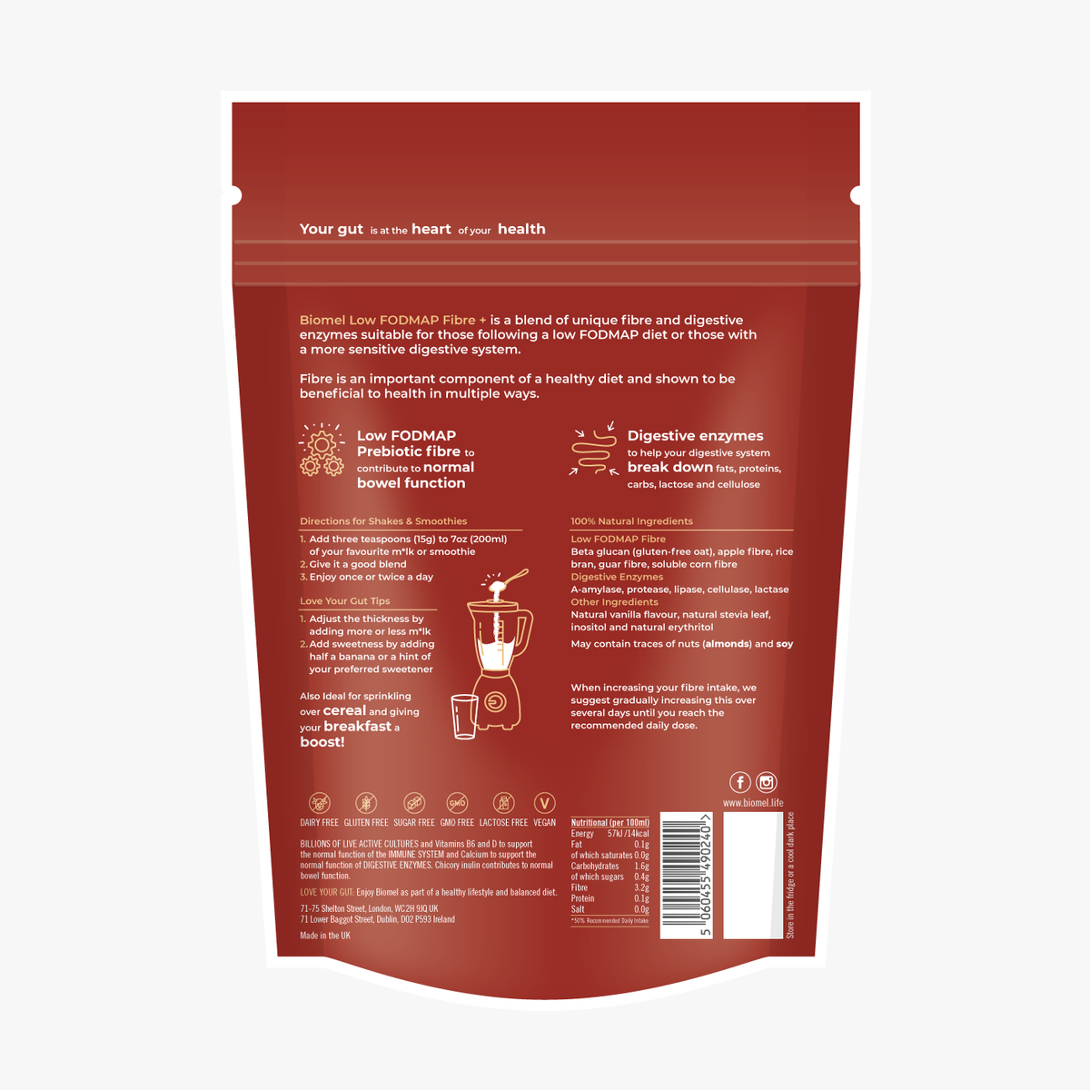 Biomel Prebiotic &amp; Low FODMAP Fibres