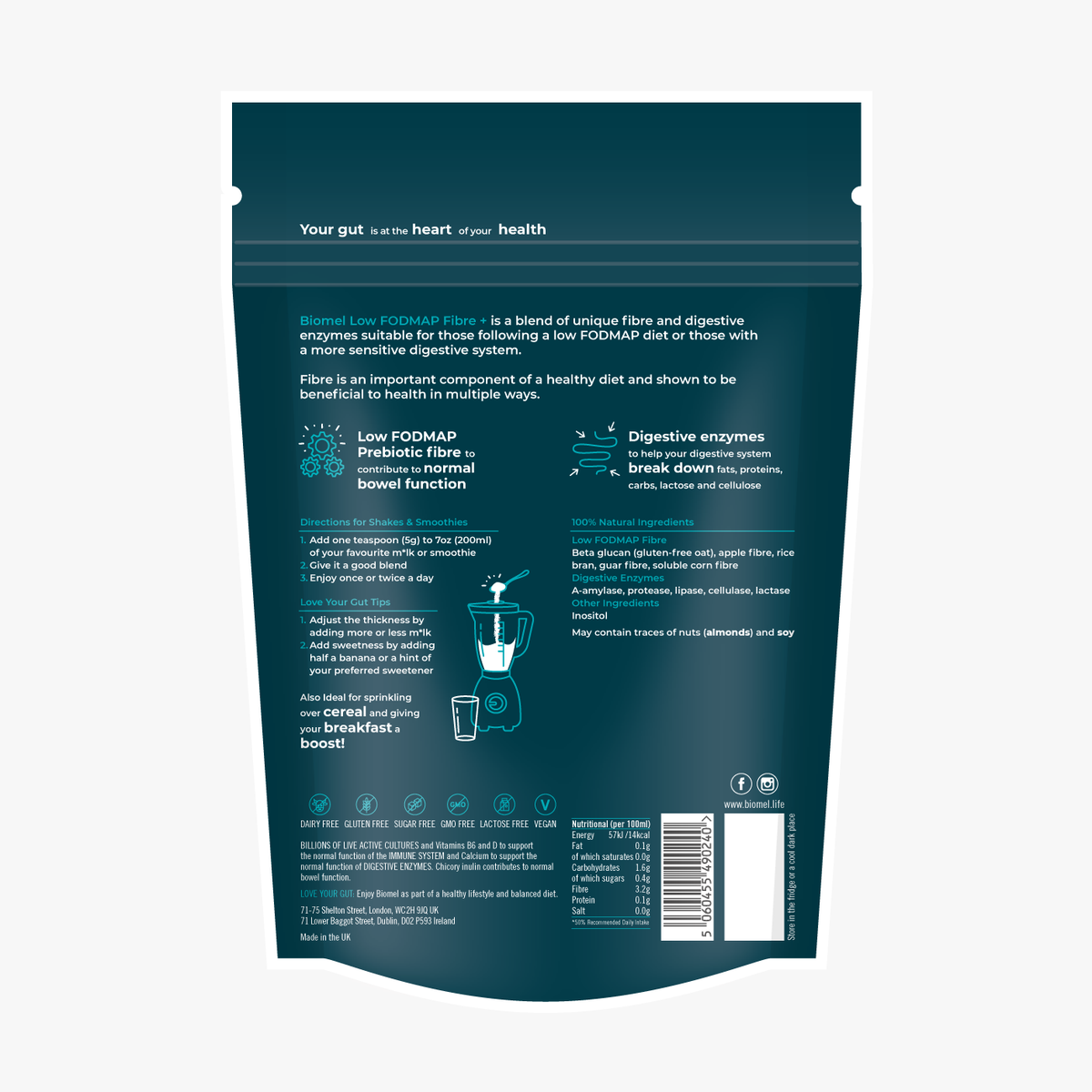 Biomel Low FODMAP Fibre