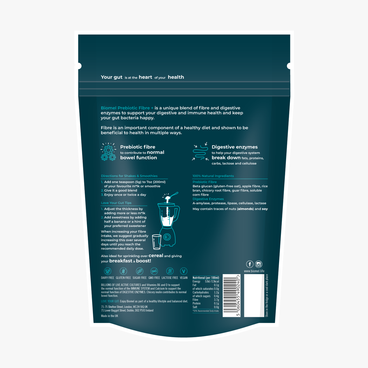 Biomel Prebiotic &amp; Low FODMAP Fibres